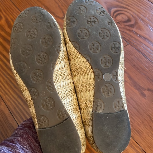 Tory Burch Reva Raffia Straw Ballet Flat size 36/6 - Picture 5 of 5